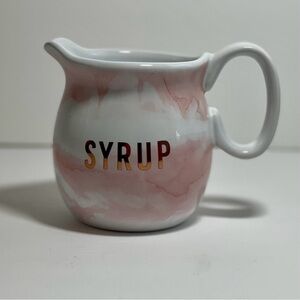 Title: JCPenney Home Brunch Stoneware Syrup Pitcher - New in Box